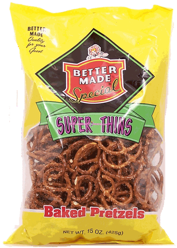 Fat Free Super Thin Baked Pretzels > Other Snacks > Better Made > The