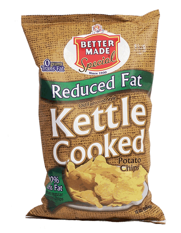 reduced fat kettle cooked potato chips > Potato Chips > Better Made