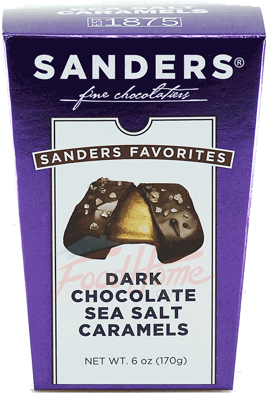 Sanders dark chocolate sea salt caramels > Candy > Sanders > The