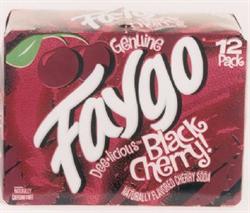 Faygo Black Cherry 4 12-pks 12-oz cans 6-month subscription