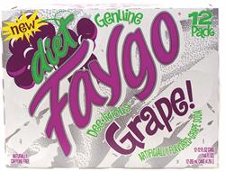 Diet Faygo Grape Soda 12-pack 12-oz. cans