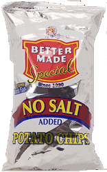 Real Potato Chips No Salt Added