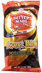 Better Made sweet bbq flavored potato chips