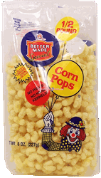 Butter Flavor Corn Pops, no hulls or hard kernels popcorn