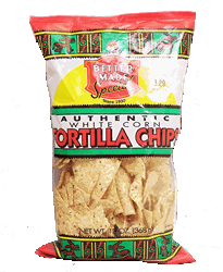 white corn tortilla chips
