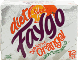 Diet Faygo Orange Soda 4 12-pks 12-oz cans 6-month subscription