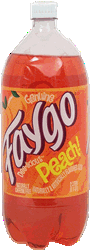 Faygo Peach 2-liter plastic bottle