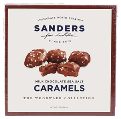 Sanders milk chocolate sea salt caramels 7-ounce box