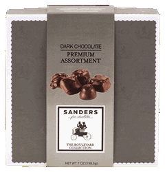 Sanders dark cherry cordials 7-ounce box