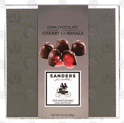 Sanders dark cherry cordials 3.5-ounce box