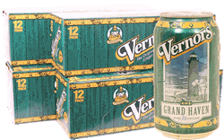 *Grand Haven Lighthouse Limited Edition Vernors 4 12-packs of 12-ounce cans of Ginger Soda (Ale) Bottled in Detroit