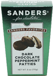Sanders dark chocolate peppermint patties