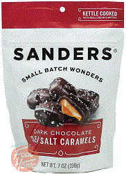 Sanders dark chocolate sea salt caramels