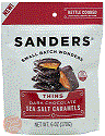Sanders THINS dark chocolate sea salt caramels
