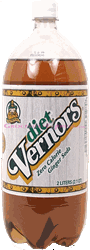 Zero Sugar Vernors one 2-liter Bottle of Ginger Soda (Ale)