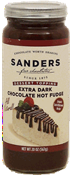 Extra Dark Chocolate Hot Fudge (original dark bittersweet recipe) dessert topping