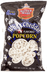 Better Made white cheddar flavored popped popcorn