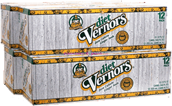 Zero Sugar Vernors 4 12-packs of 12-ounce cans of Ginger Soda (Ale)