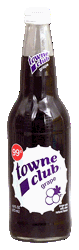 towne club grape soda 12-pack 16-oz. glass bottles