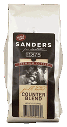 Sanders whole bean coffee counter blend 12-ounce bag