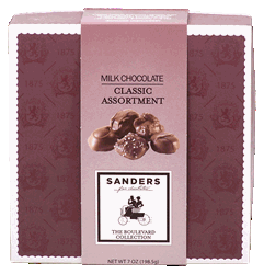 Sanders milk chocolate sea salt caramels 7-ounce box