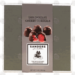 Sanders dark cherry cordials 3.5-ounce box