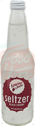 towne club black cherry seltzer 12-pack 16-oz. glass bottles