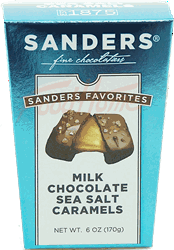 Sanders milk chocolate sea salt caramels