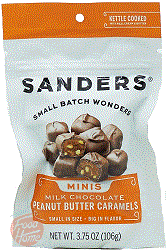 Sanders MINIS milk chocolate peanut butter caramels