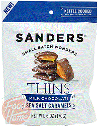 Sanders THINS milk chocolate sea salt caramels