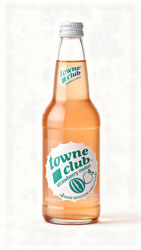 towne club strawberry melon soda 12-pack 16-oz. glass bottles