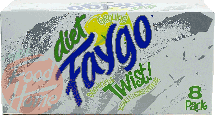 Diet Faygo Twist! lemon lime flavor soda 8-pack 12-oz. cans