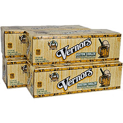 Vernors Boston Cooler vanilla creme ginger soda (ale) 4 12-packs of 12-ounce cans