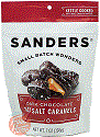 Sanders dark chocolate sea salt caramels