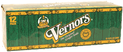 Vernors Ginger Soda (Ale) 12-pack of Detroit Bottled cans. Price includes MI 10 cent bottle deposit. 12.00 ounce